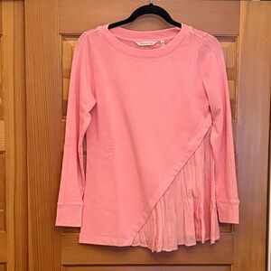 Soft Surroundings Pink Long Sleeve Top NWT